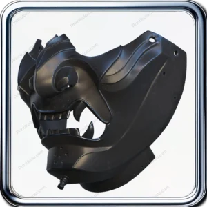 مدل سه بُعدی Ghost Mask Of Tsushima