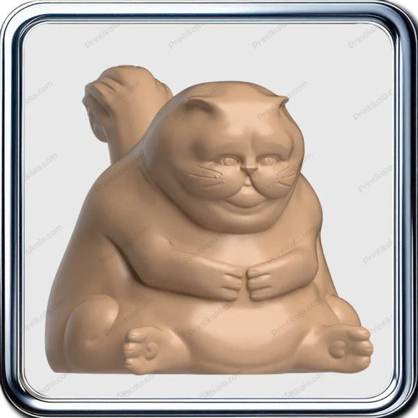 مدل سه‌بعدی گربه چاق فانتزی Fat Cat