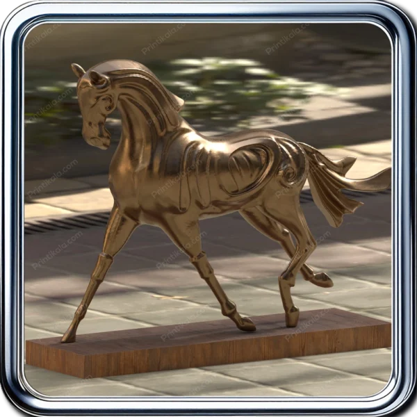 مدل سه‌بعدی اسب انتزاعی