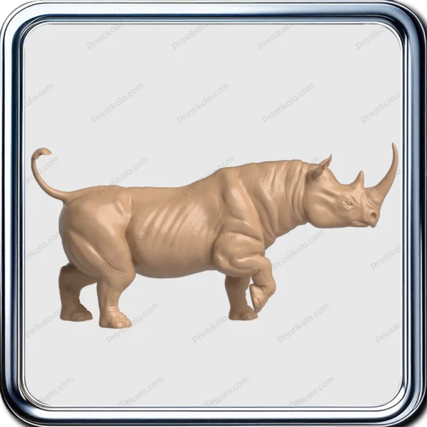 مدل سه‌بعدی کرگدن Rhino