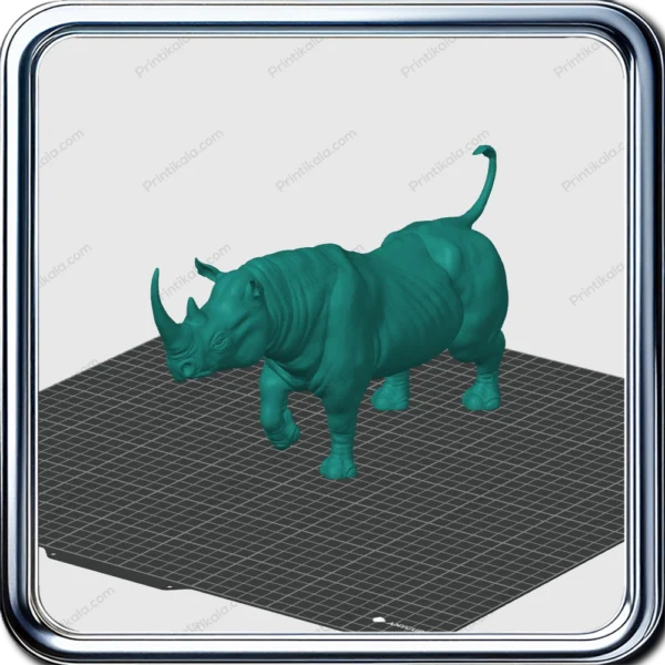 مدل سه‌بعدی کرگدن Rhino