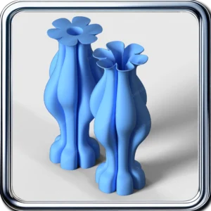 مدل سه‌بعدی گلدان دکوراتیو Vortex Flow