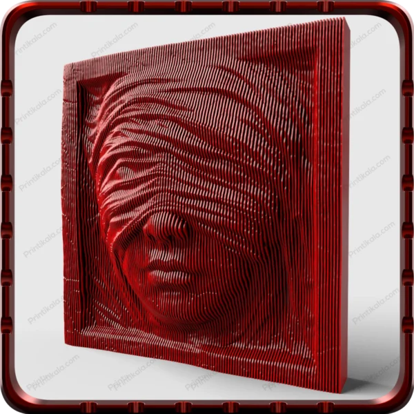 مدل سه‌بعدی – Fractal Face